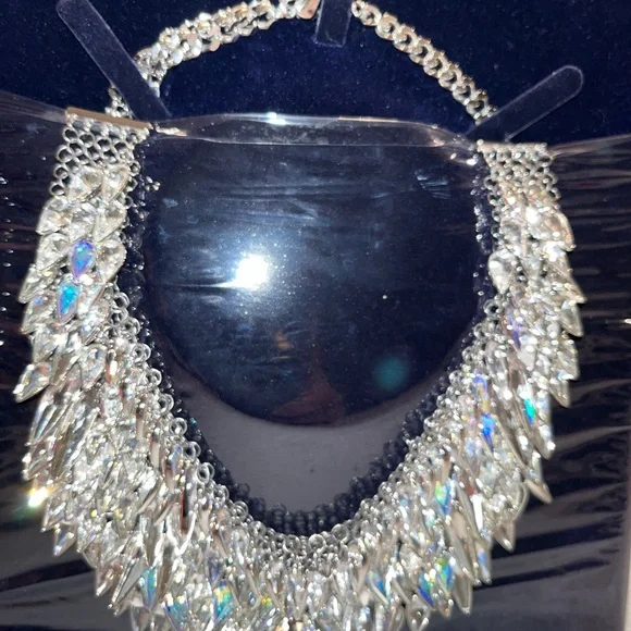 Swarovski Aurora Borealis Polar Necklace - Picture 2 of 2